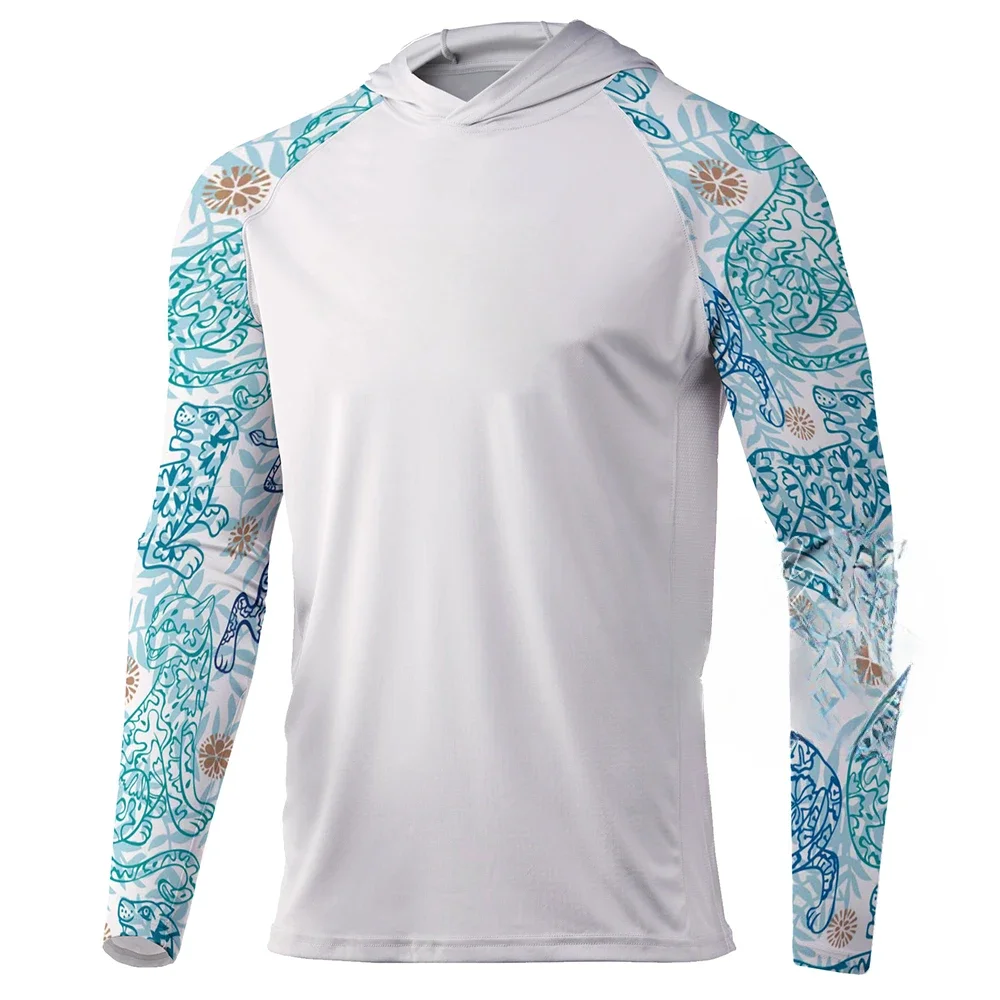 

Fishing Clothes Long Sleeve UV Protection Angling Tops Men Breathable Fishing Shirts Outdoor Performance Fishing Hoodies