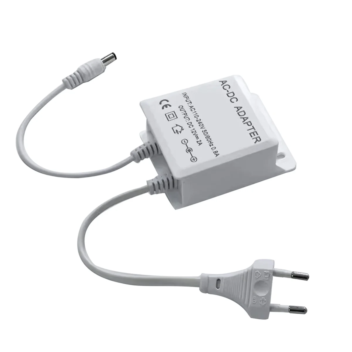 방수 전원 공급 장치 충전기 12V DC 출력, CCTV, AHD, 아날로그, IP 보안 카메라용 AC 100-240V 입력 EU PLUG-POS