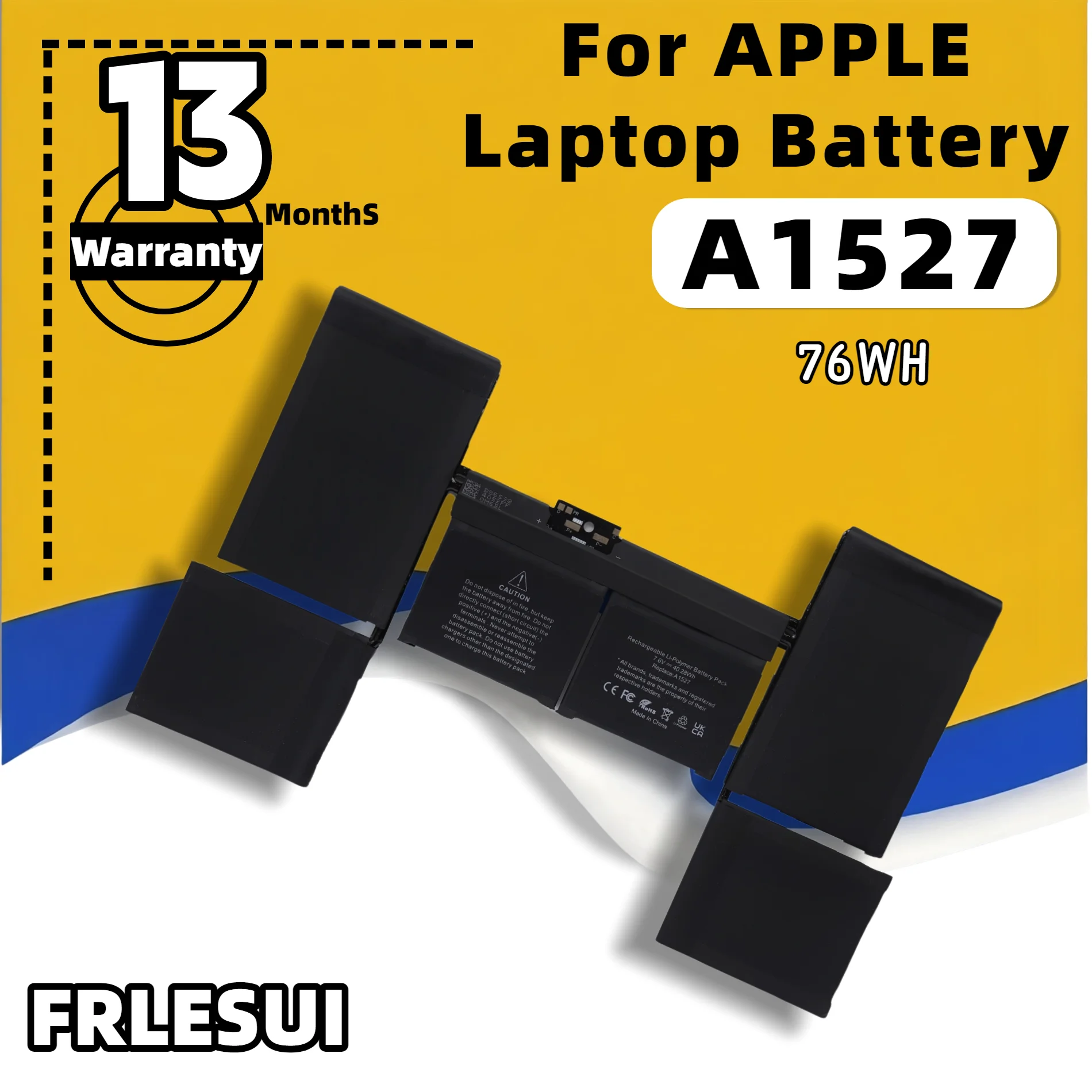FRLESUI 40.28WH A1527 A1705 for APP LE Laptop Battery Macbook Pro 12' A1534 2015 2016 2017 Year MF855 MJY32CH/A MK4M2