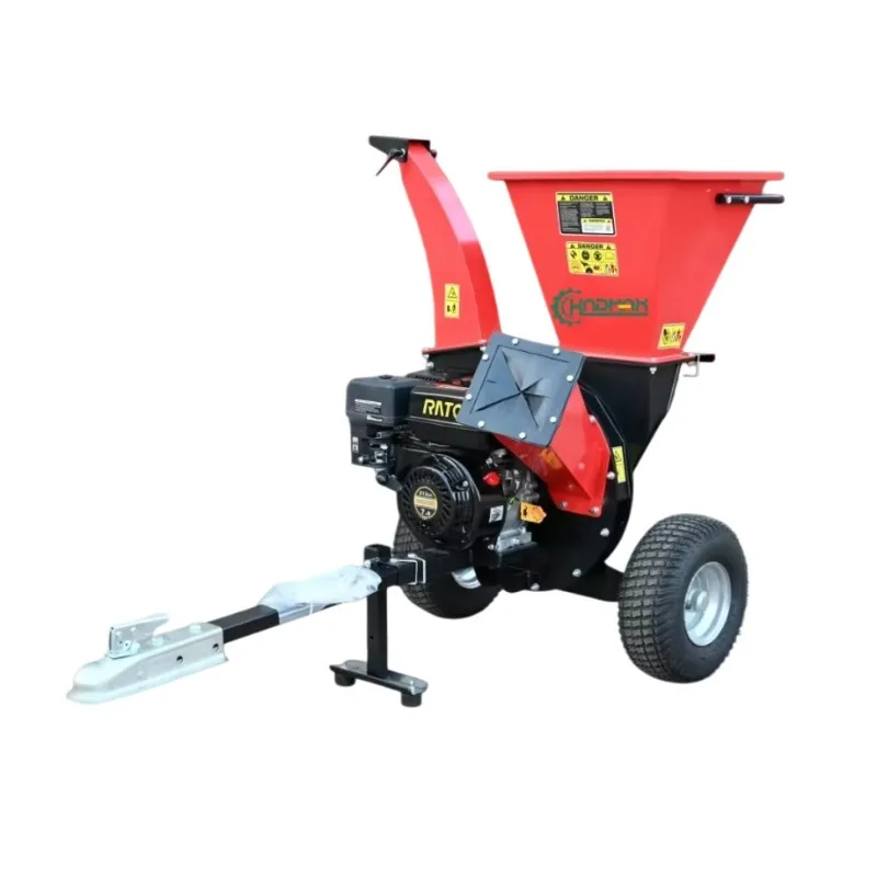 【Popular】KNDMAX CS703 New  Powered Wood Chipper & Branch Shredder Multi-Function Farm Use Wood Chipping Machine 1 Year W