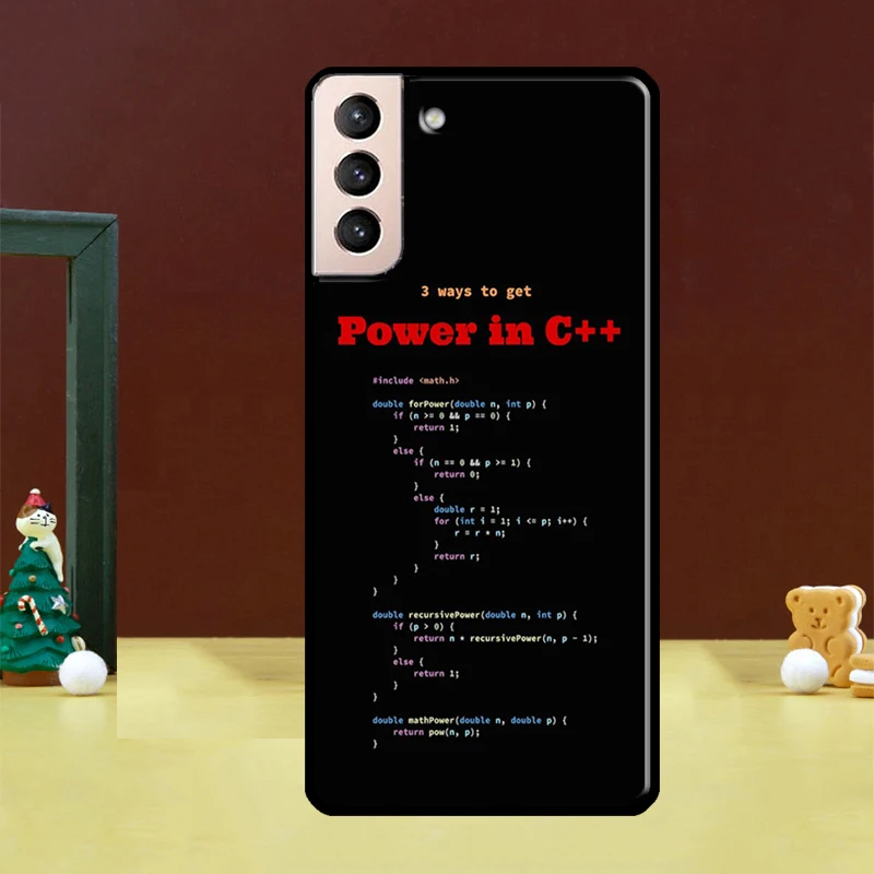Programming Languages Phone Case For Samsung Galaxy S23 S22 Ultra S20 FE S9 S10 Note 10 Plus S21 FE S21 Ultra Cover