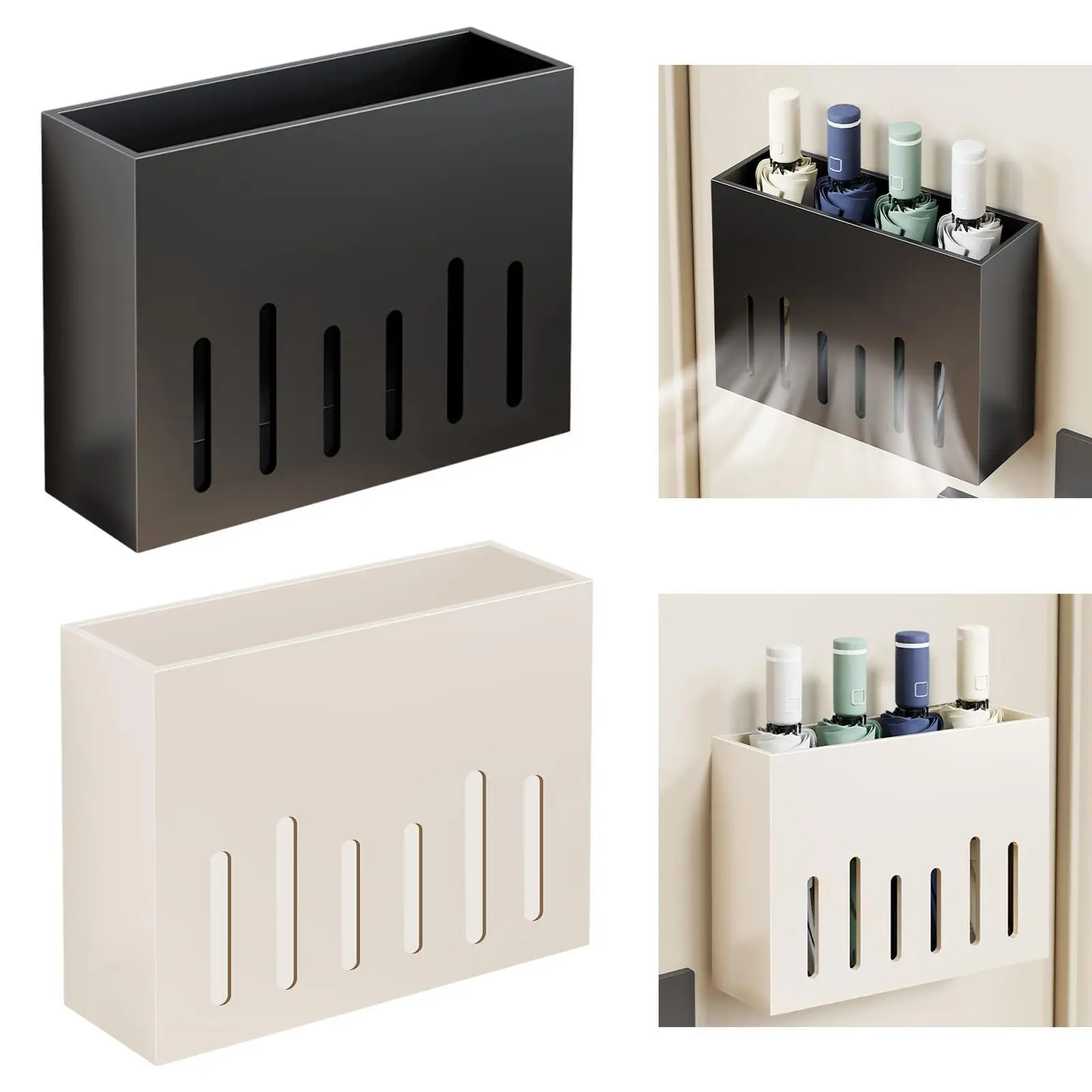 

Настенный держатель для зонта, современный, не требует дрели, вентиляция, удобный органайзер для патио, коридора, офиса, входа, крыльца