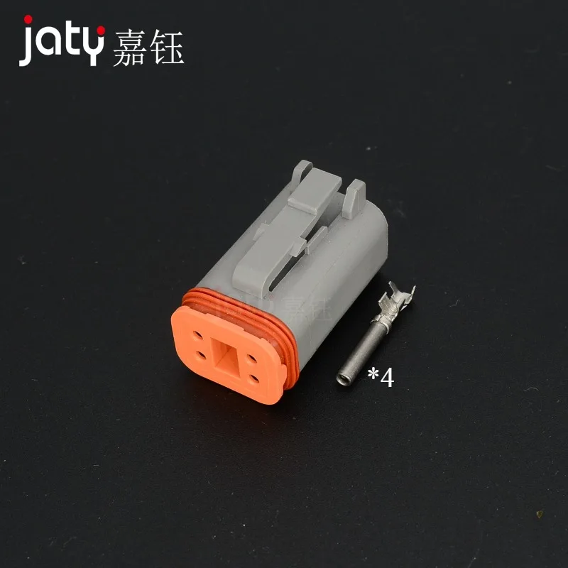 4PIN DT06-4S DT04-4P 4 DEUTSCH Automotive Waterproof Connector Connector Male and FemaleFemale Excavator engineering car plug