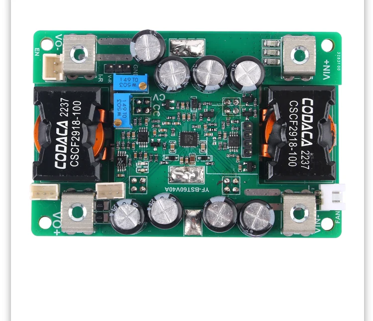 1200W High-power Boost Power Module Input DC10-48V/40A Output DC12-56V Current Adjustable