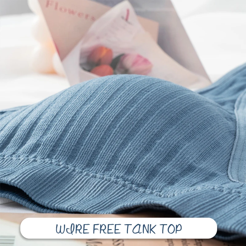 Breastfeeding Bra Pregnancy Clothes Maternity Sleep Nursing Bra Deep V Cotton Feeding Bra for Allaitement Pregnant Women