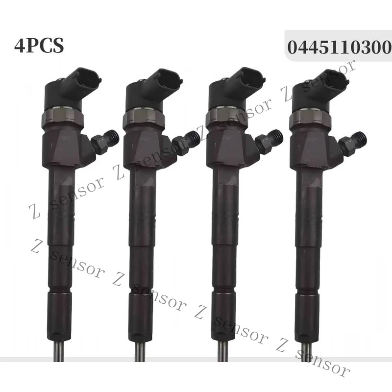 AAA+ 4PCS Fuel Injector 0445110300 55206704 for Fiat Punto Evo 1.6 MultiJet 2009-2012