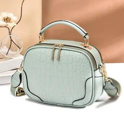 2022 Summer New Simple Fashion Plaid Women's Small Square Bag Fashion Handheld One Shoulder Crossbody Bag