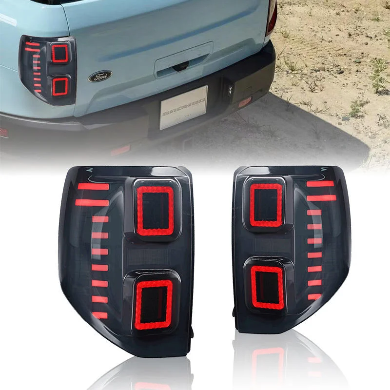 

Stunningmore Upgrade LED taillight taillamp for Ford Bronco Sport 2020-2022 plug and play assembly tail light tail lamp