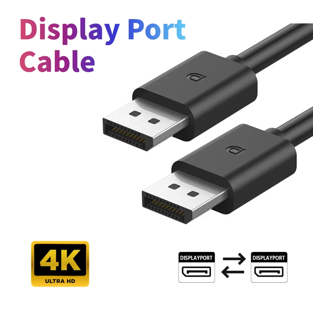 1.5 متر DP كابل DisplayPort إلى DisplayPort DP ذكر إلى ذكر سلك مطلي بالذهب فيديو صوت كمبيوتر محمول شاشة كمبيوتر مكتبي تلفزيون #3