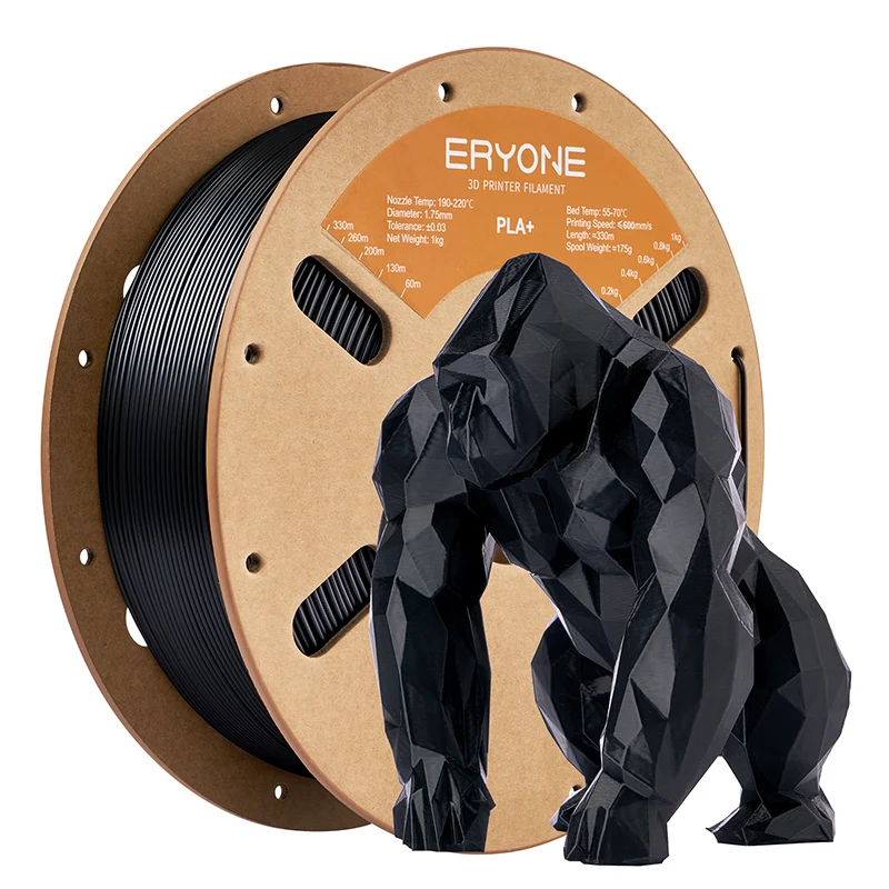 

ERYONE 1 кг PLA Plus Премиум-нить 1,75 мм 3D-принт, доступно многоцветный, нить Pla+, 1 кг, 1 кг/катушка