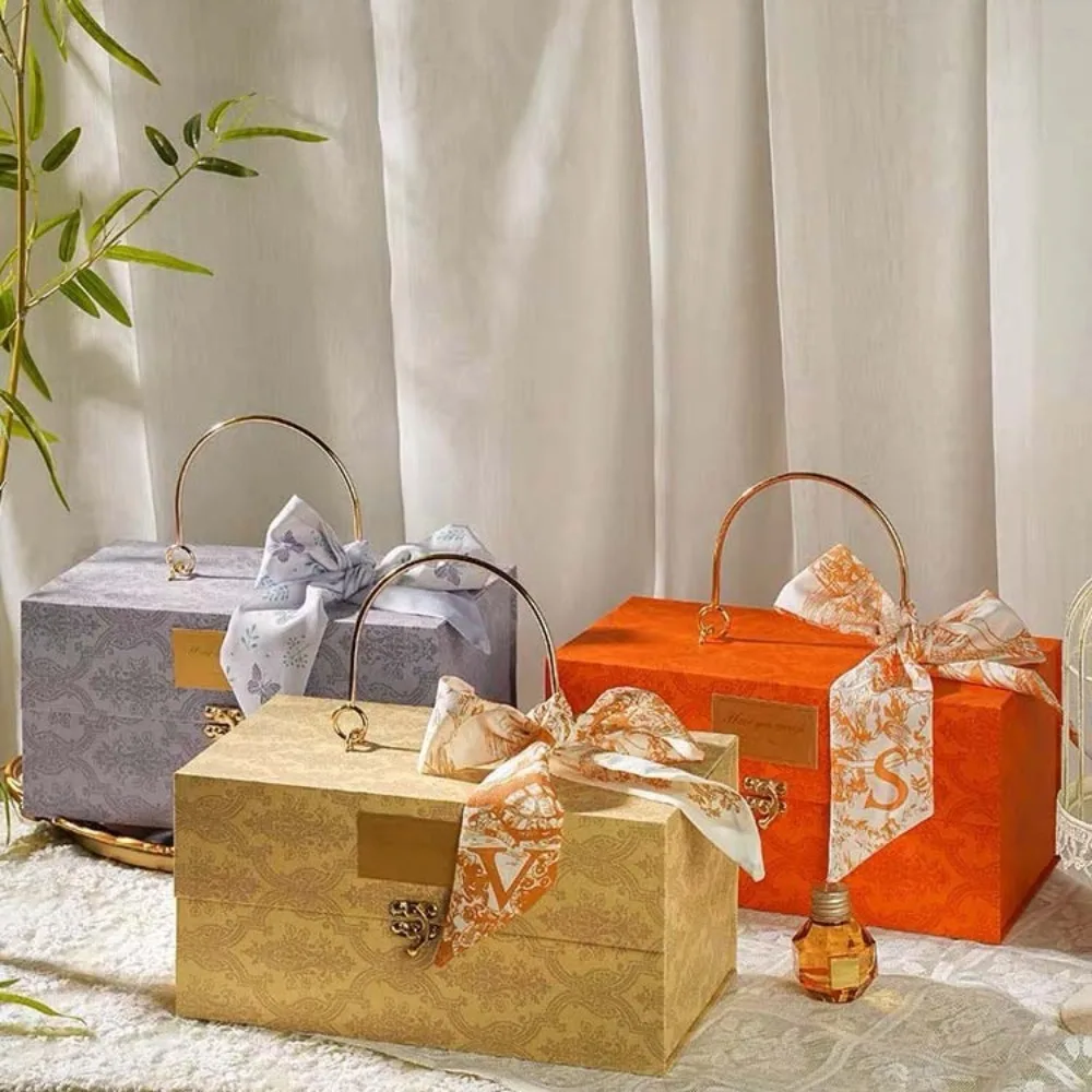 Neckerchief Camellia Scarves Textile ribbon dacron Diagonal scarf Mid-Autumn Festival gift box scarf Plain weave Headband