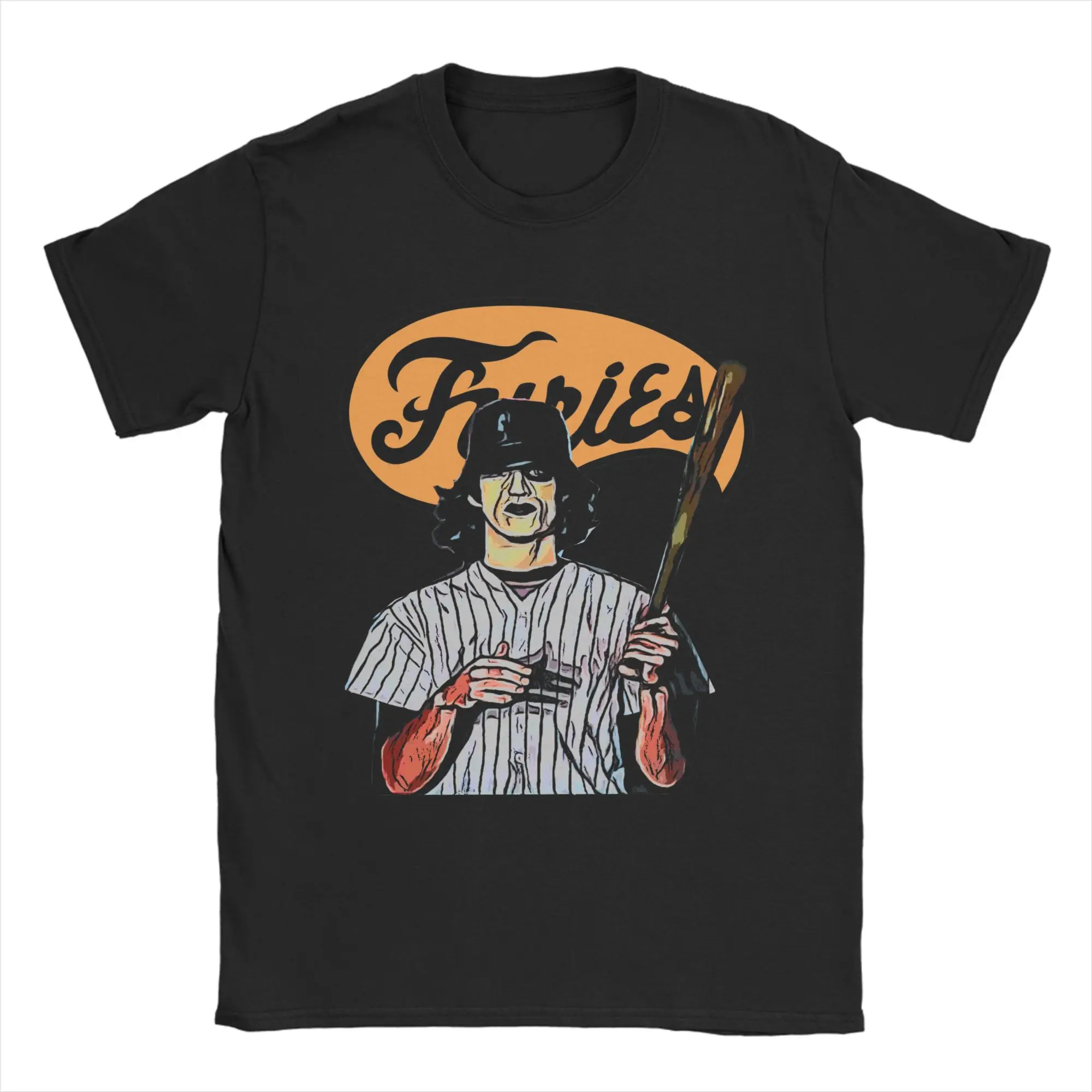 Men T-Shirts The Furies The Warriors Novelty Pure Cotton Tees Short Sleeve  T Shirts O Neck Tops Plus Size
