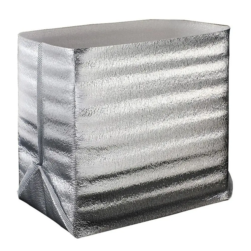 5Pcs Folding Ice Cold Warm Aluminum Foil Bag Food Thermal Delivery Carrier Insulation Bag Packing 3mm Cooler Bag Drink Storage