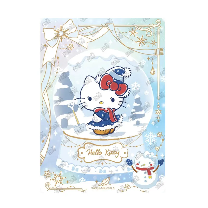 

KAYOU Sanrio Family Qu Ying Pack Series 1 Hide MR/MRGR/UR/SSR/MTR/SR/R Sanrio Characters Warm Winter Clear Snow Genuine Card