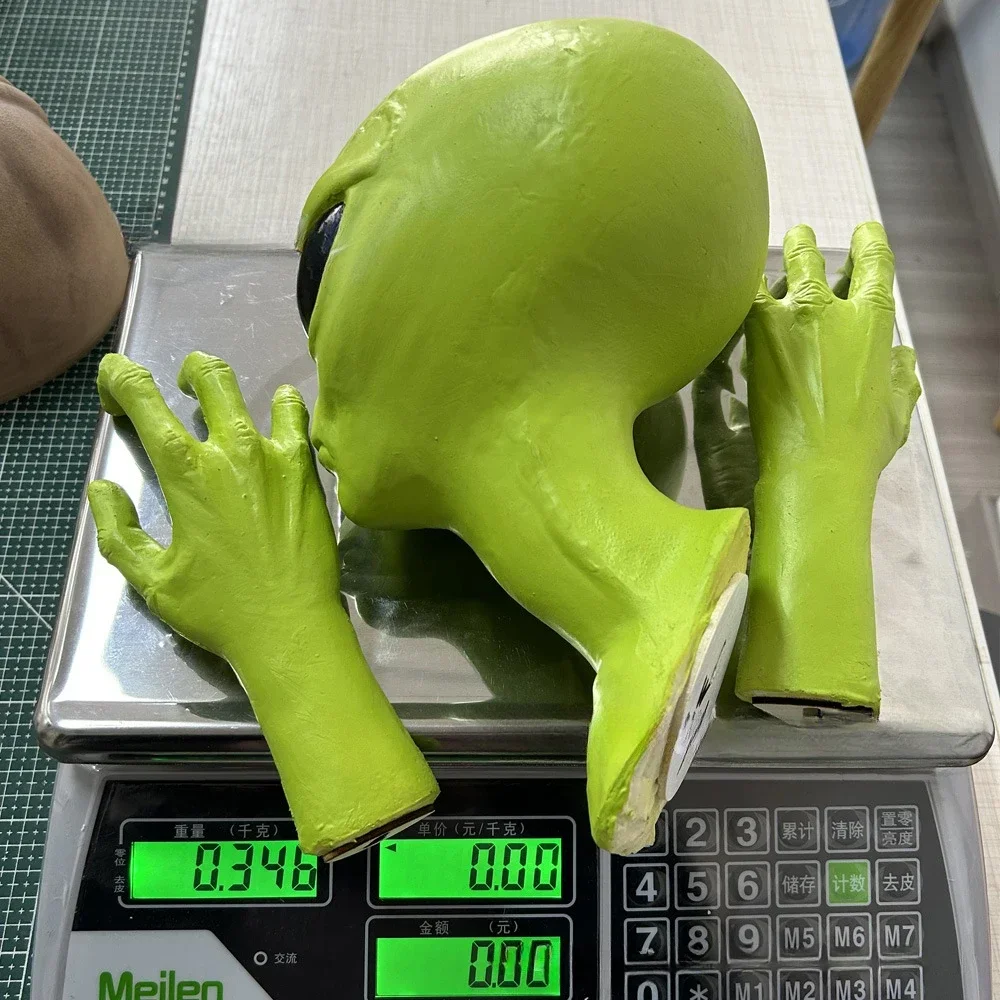 Vert Alien Ufo visiteur 51 zone organisme extraterrestre monstre étude salon Statue modèle tenture murale ornements 3D cadeaux