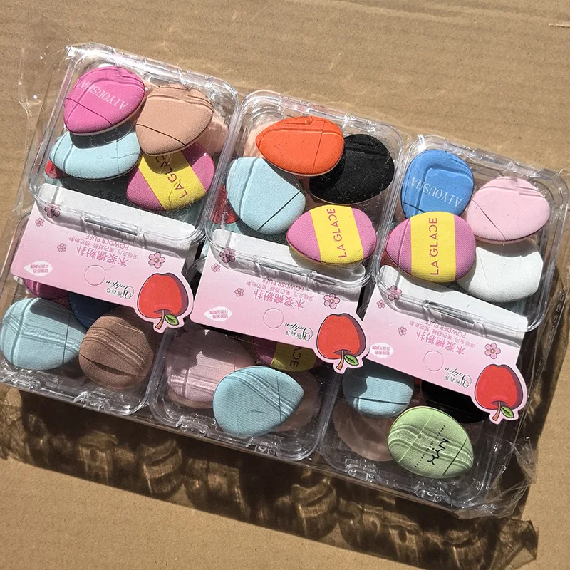 Zachte minimake-up poederdons Duimmengspons voor crème Foundation en concealer Gemakkelijk schoon te maken Beauty Essential