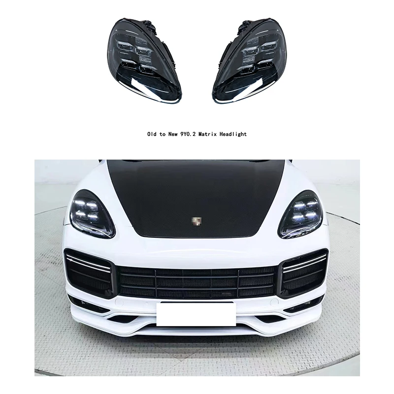 

Car Head Lights New 2011-2014 958.1 for Porsche Cayenne Upgrade 2024 9Y0.2 Cayenne Headlights