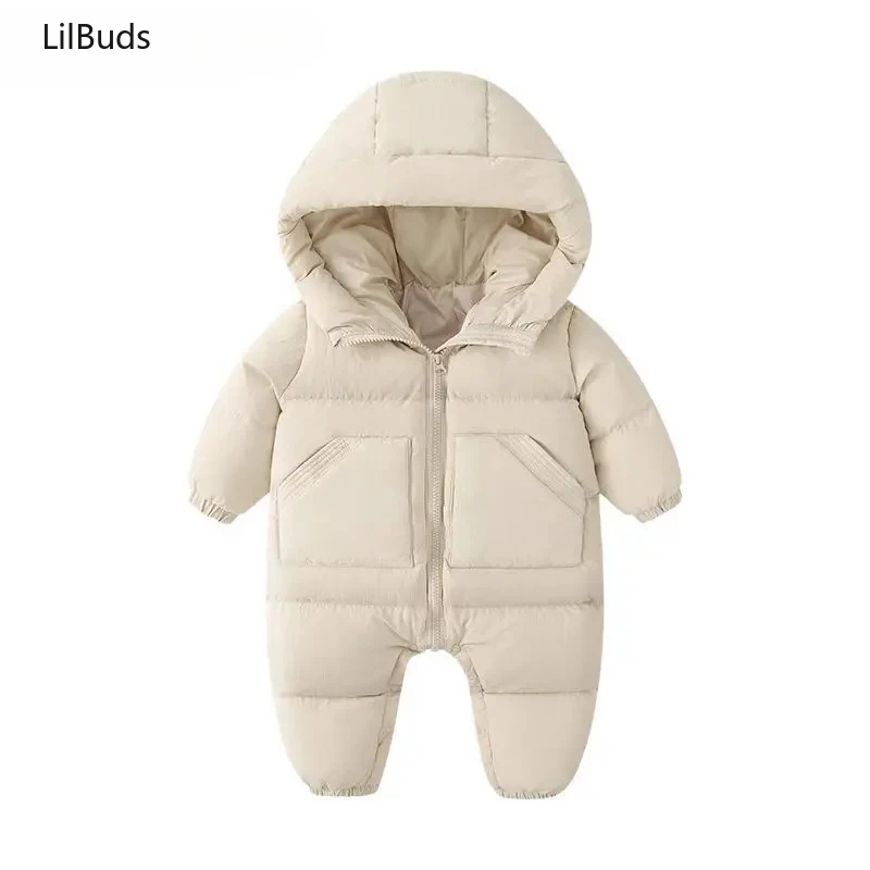 2024 Newborn Baby Rompers Winter Coats Jumpsuit Children Clothes Warm Baby Boys Costume Babie Girl Clothing Overall Baby Outwear