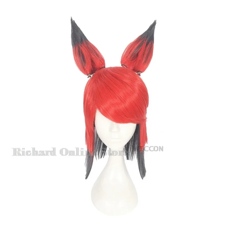 Alastor Anime Hazbin Cosplay Hotel Cosplay Costume Clothes Wig Uniform Cosplay Glasses Alastor Performance Dress Halloween Party