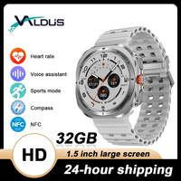 2024 New DT Watch Ultra Smartwatch Man Woman 32GB Memory Compass Heart Rate Monitoring Series 7 Smartwatch Suitable for Samsung