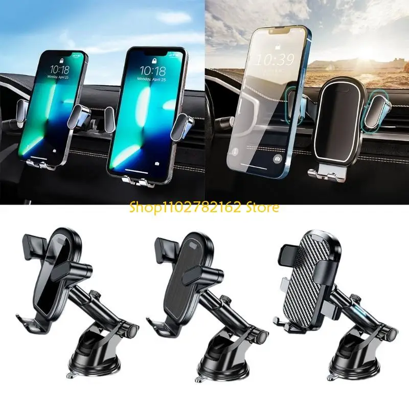 

547B Car Phone Holder Air Vent Hook Phone Mount 360 Rotatable for 4.7in-7in Device