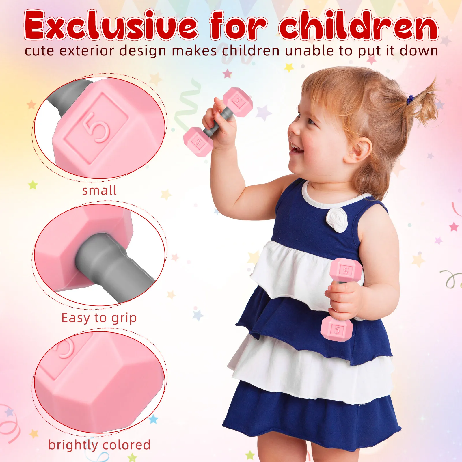 2Pcs Mini Dumbbells for Childr - đánh giá và giá Home Gym For Toddlers