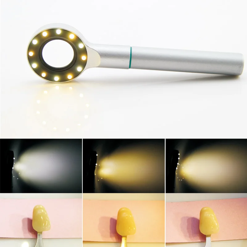 3 in 1 Dental Base Light Shade Guide TRI Spectra LED Shade Matching Light Comparator Teeth Whitening Accessory TW107 view 6