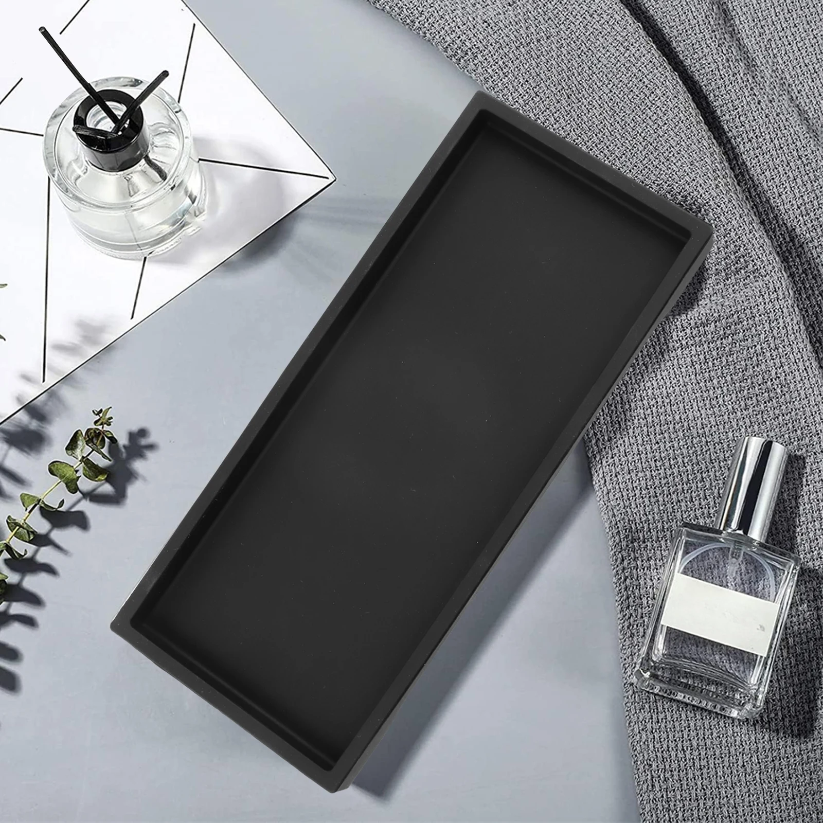 

Украшение дома 25,5x10,5x2,5 см Органайзер для ванной комнаты Можно мыть в посудомоечной машине Современный декор Защита от царапин Небьющийся дизайн