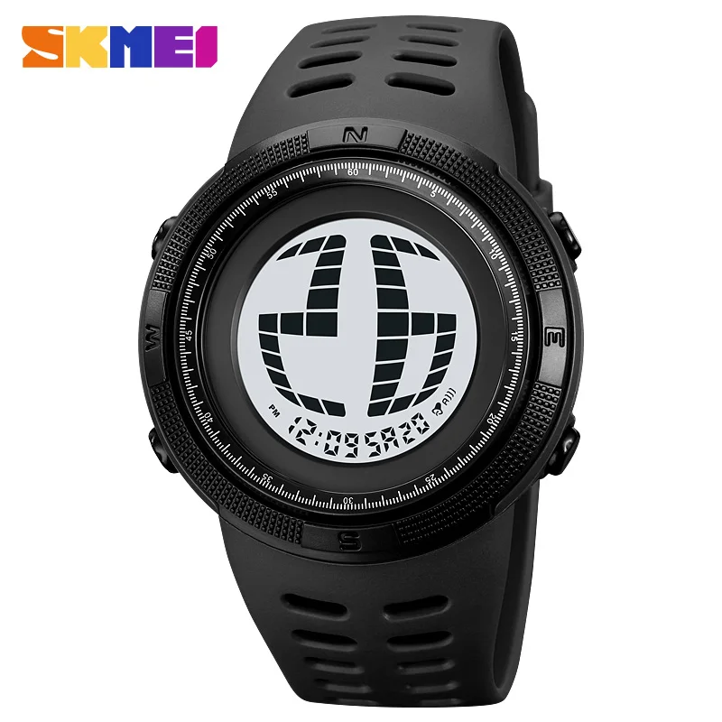 SKMEI Fashion Creative Digital Watch Large Second Number Display Electronic Watches 50m Waterproof For Men Relogios Masculino