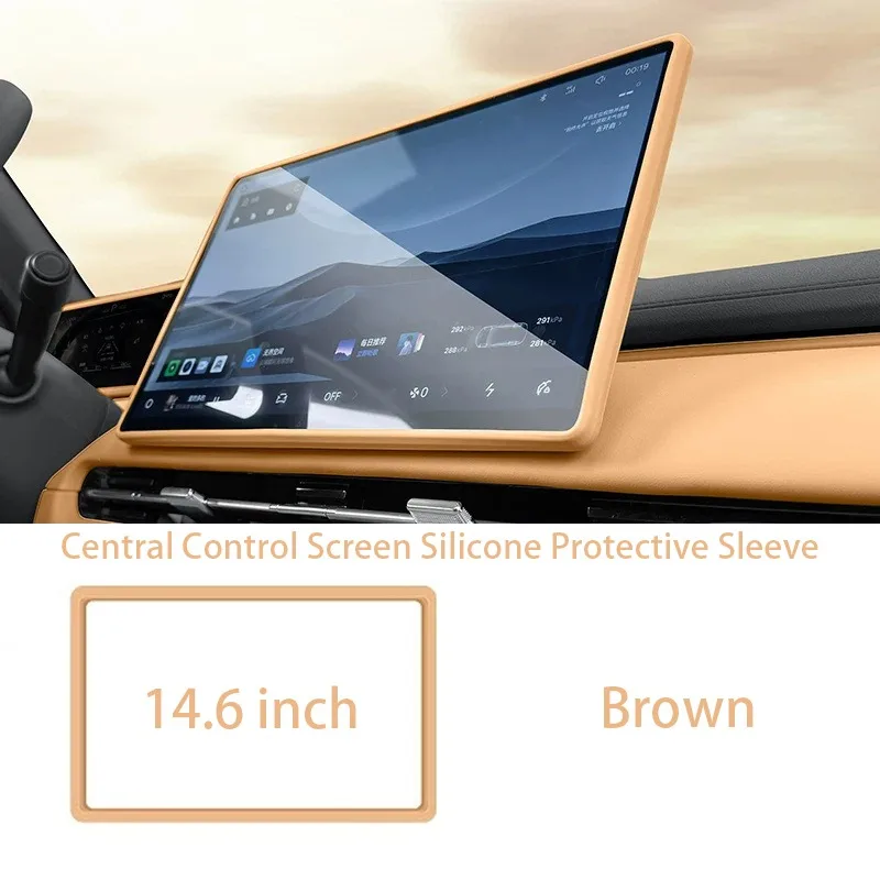 Silikon-Schutzhülle für den Bildschirm des Mittelkonsolen-Instrumentenpanels für Geely EX5 EM-i Galaxy Starship 7 Innenraum-Zubehör – Detail 7