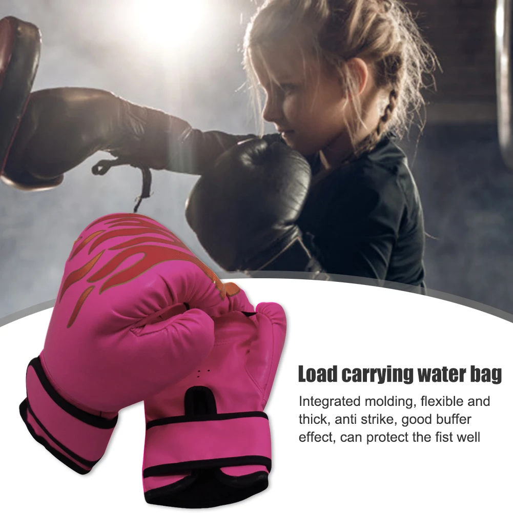 Kickboxing Boxing Gloves Breathable Children Kids Muay Thai Fighting Gloves for Easy Safety Working-out Ornaments