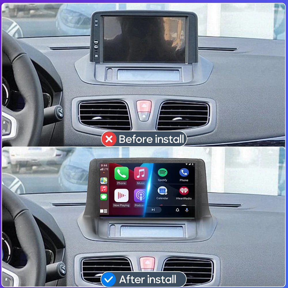 Android 15 Car Multimedia Radio Player Audio Touch Screen For Renault Megane 3 RS Fluence Samsung SM3 2008 2010 2014 GPS 2din BT