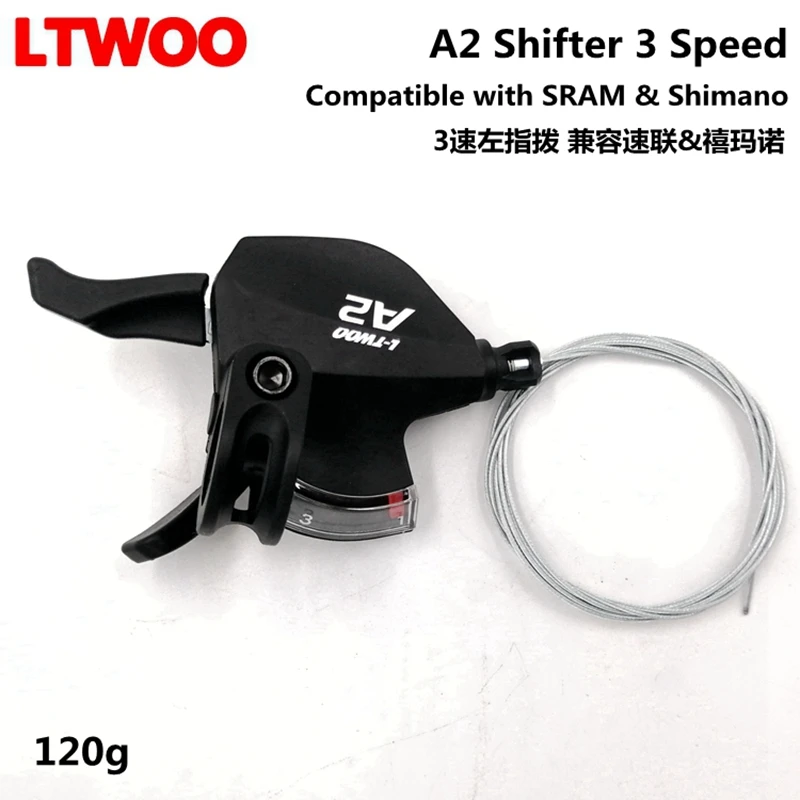 LTWOO A2 3X7 Speed Mountain Bicycle  Parts Window Indicator Right/Left Shifter 2:1 Tech Compatib le with SHIMANO