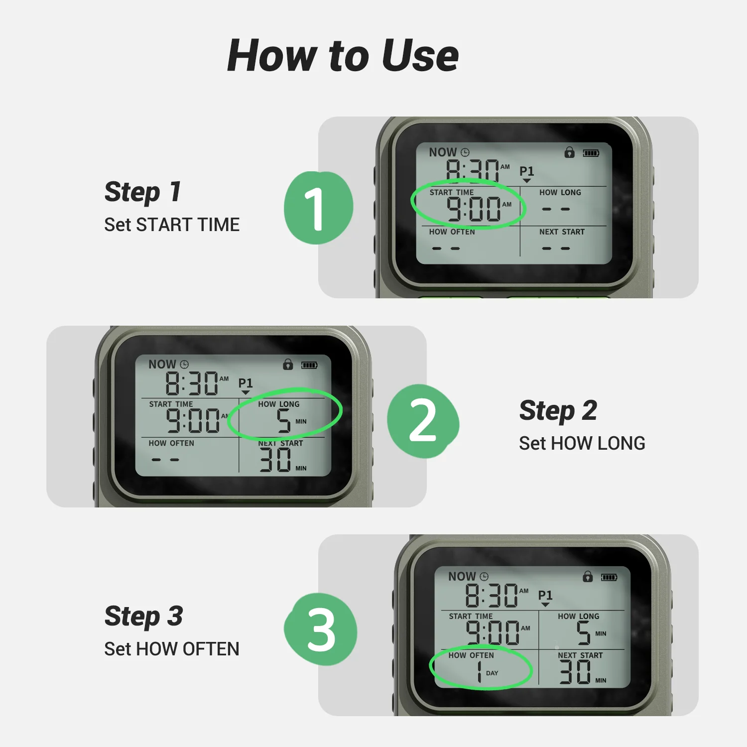 Programmable 4 Zone Analogue Plastic Sprinkler Timer System Water Timer Garden Hose Outdoor Soaker Hose Lawn Yard Irrigation