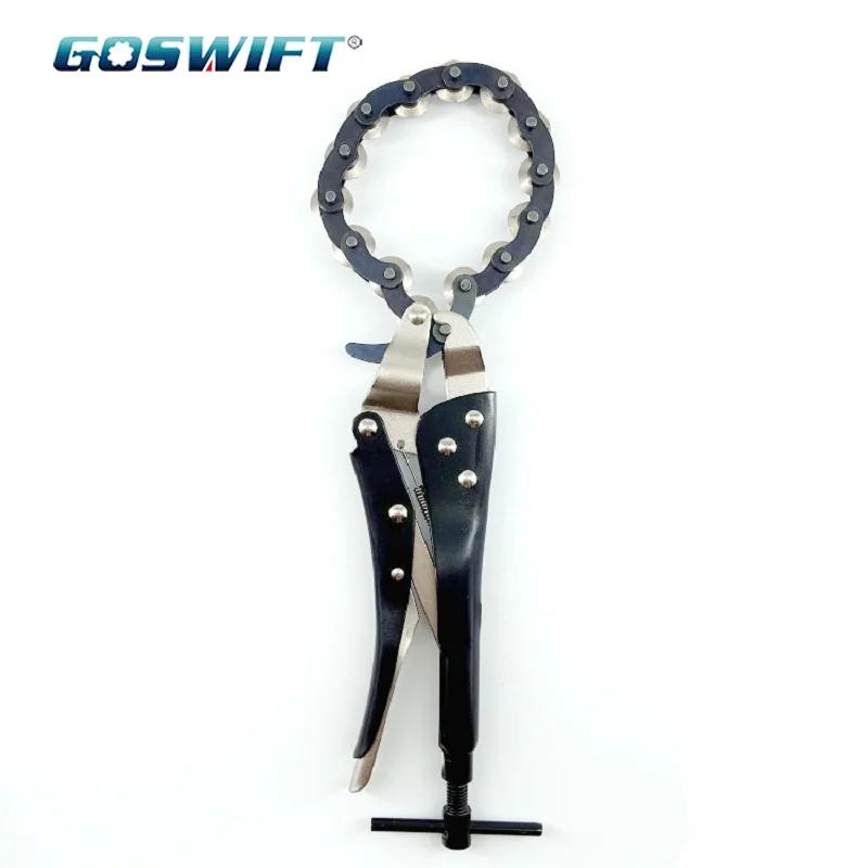 GOSWIFT Heavy Duty Chain Pipe Cutter Locking Pliers Car Exhaust Tube Cutting Max Cut 80mm Diameter US