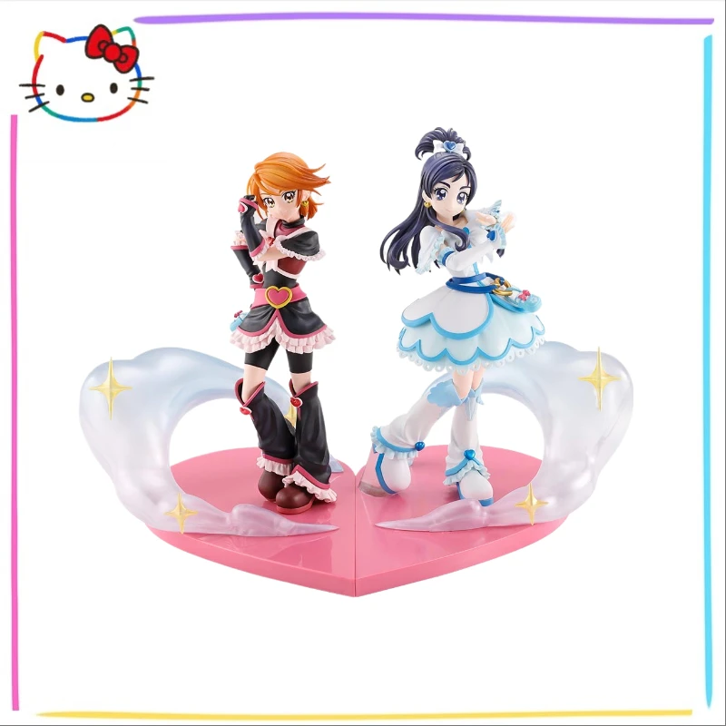 

+In Stock Original BANDAI Forever Hearts A Award Black Angel Daytime EmblemCure Black 18cn Anime Model Doll Figures