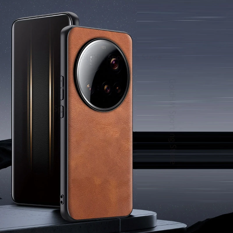 

Fundas For Xiaomi 15 Ultra Luxury PU Leather Soft TPU Edge Case For Mi 14 15Pro 13 12 12X 12S Ultra Slim Shockproof Phone Cover