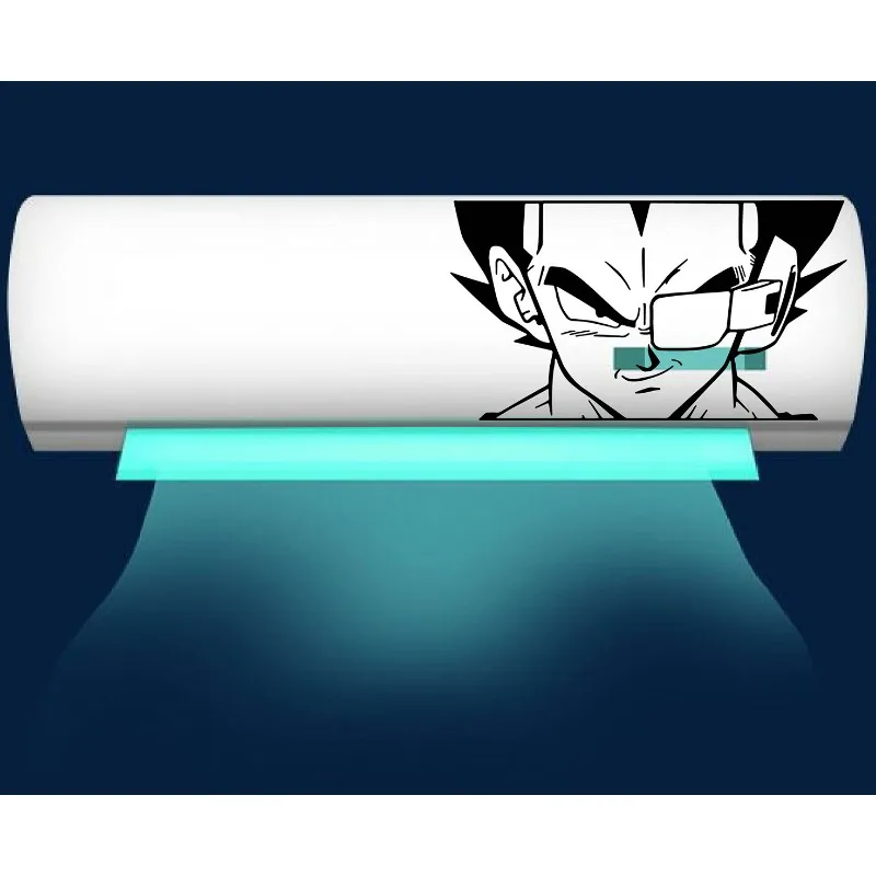 Dragon Ball Son Goku Air Conditioning Sticker Anime Battle Index Cosplay Vegeta IV Waterproof Indoor Air Conditioning Sticker