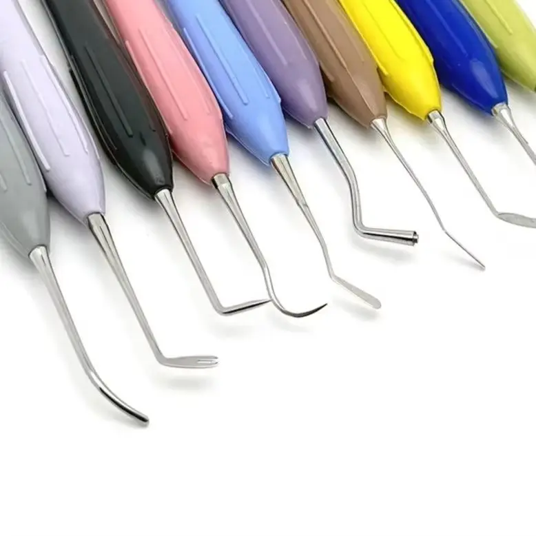 

10Pcs/set Dental Resin Filled Restorative Instrument Filler Aesthetic Restoration Knife Silicone Handle Dentistry Lab Tools