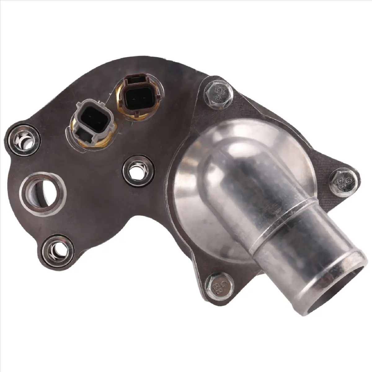 #66V (Silver)Aluminium Thermostat Housing for Ford Mustang Explorer 4.0L V6 Cover,Automotive Parts & Accessories