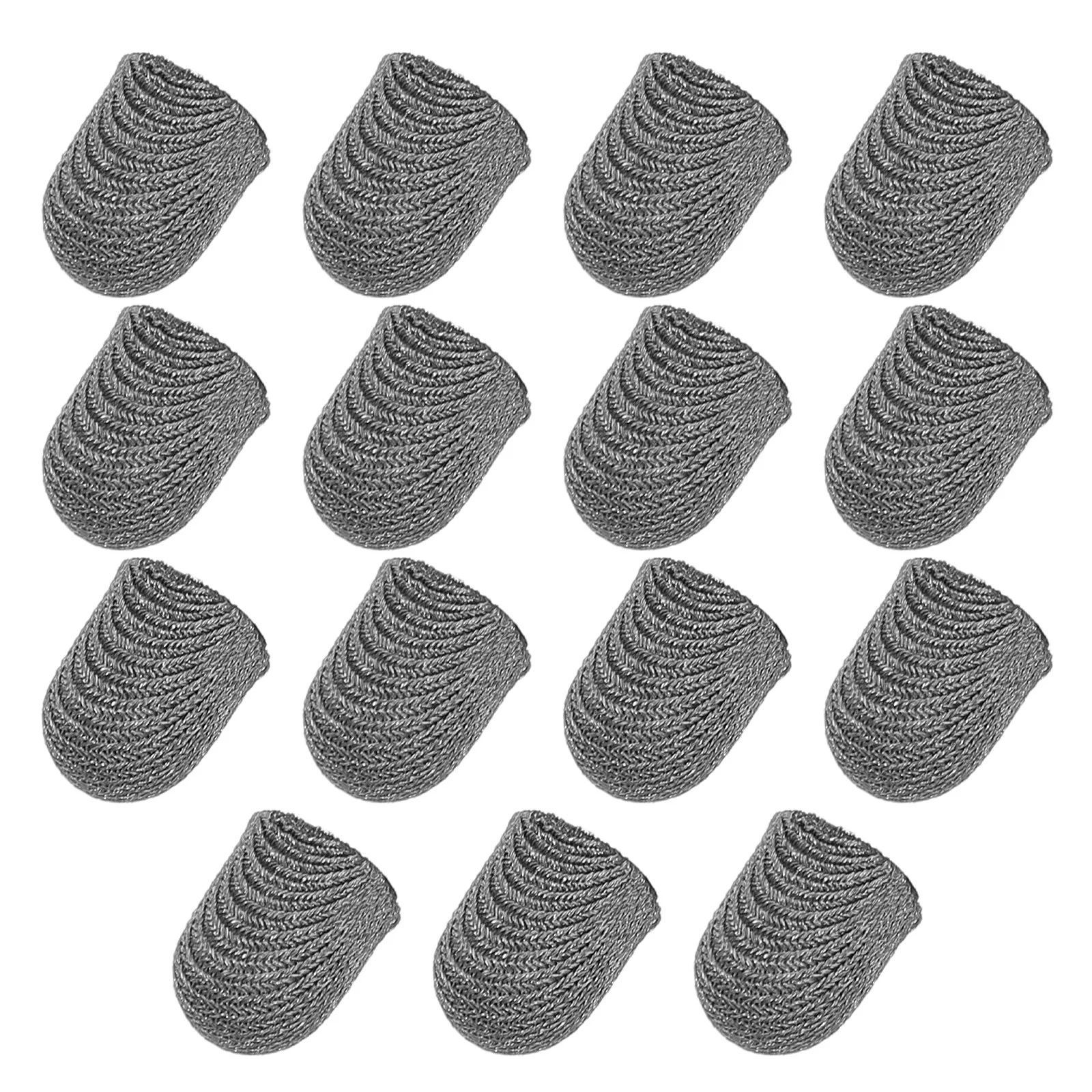 15Pcs Stylus Pen Replacement Mesh Tips Capacitive Conductive Fabric High Sensitivity Classroom Writing Drawing Touch Screen Pen