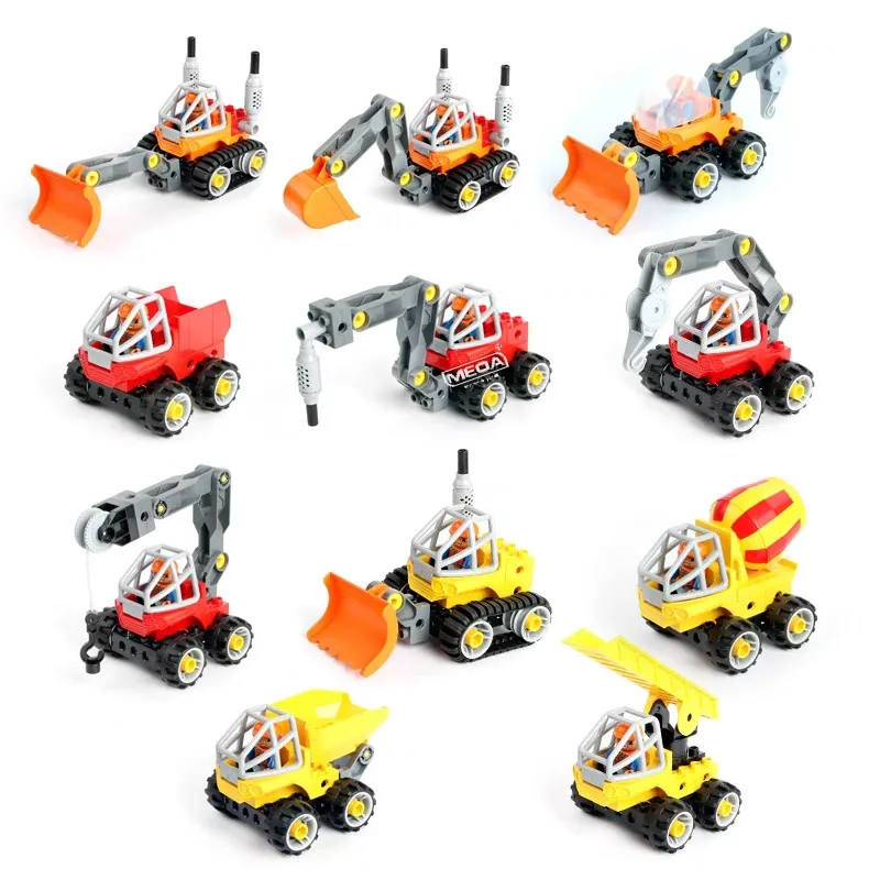 Voertuigvliegtuigmachines Monteer grote bouwsteen Educatief STEM-speelgoed ﻿ 45002 Science Engineering Technology Bricks Set ﻿