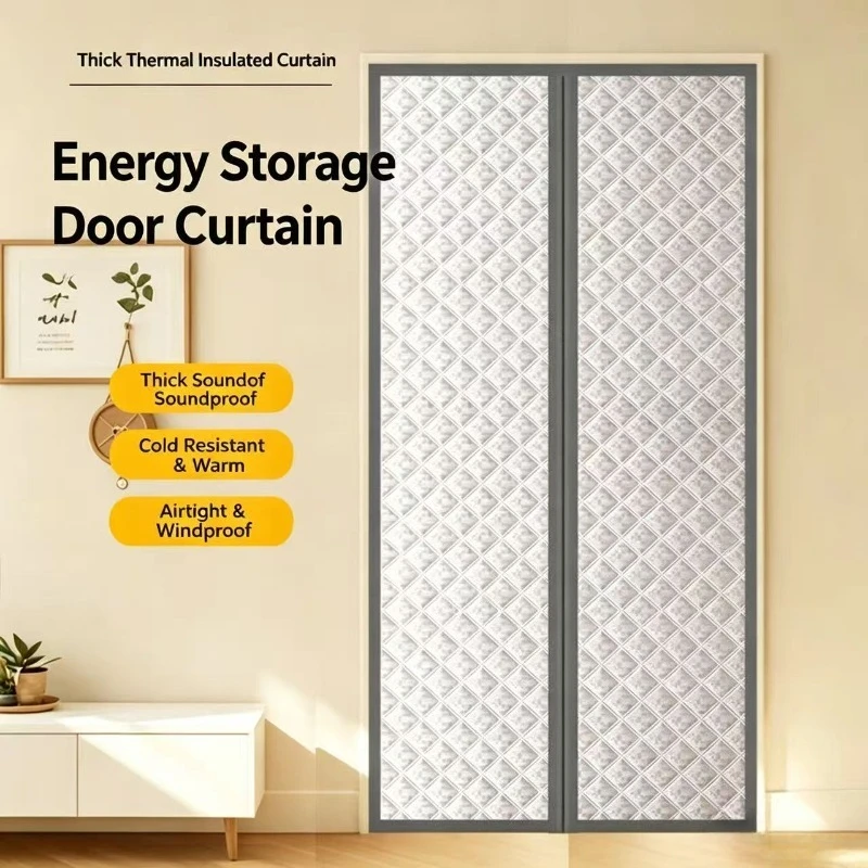 Winter Gate Specific Cotton Door Curtain, Side Opening Thick Cotton Door Curtain, for Home Use To Prevent Cold and Keep Warm