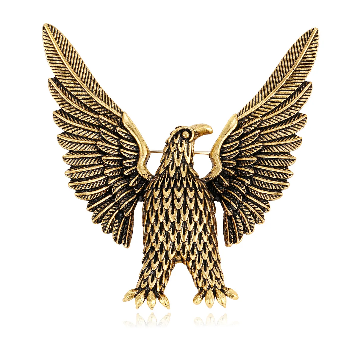 

New Arrival Vintage Eagle Brooch Animal Lapel Pins for Women and Men Fashion Badge Clothing Accessory Party Jewelry