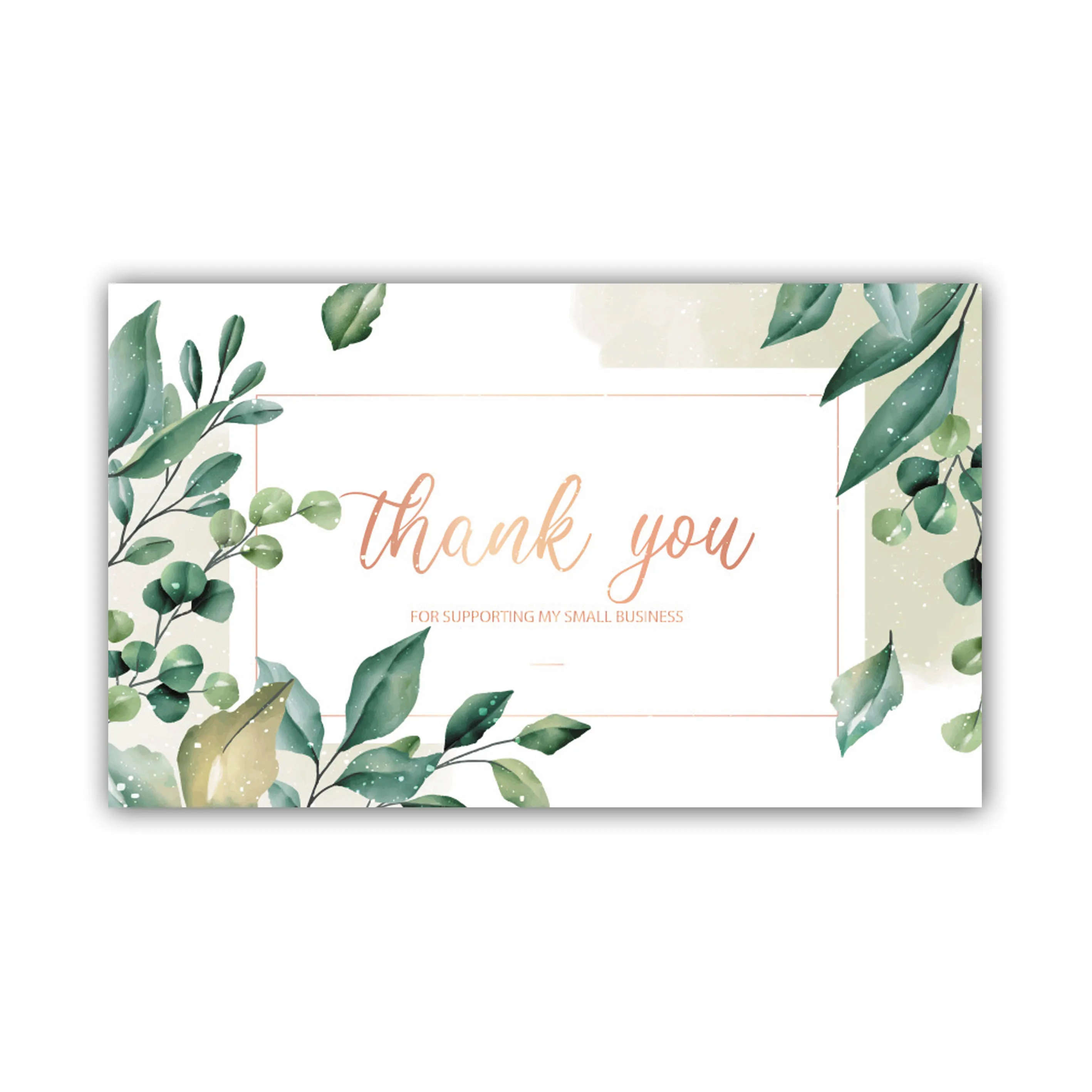 30pcs Thank You for Supporting My Small Business Card Thanks Greeting Card Appreciation Cardstock for Sellers Gift Merci Card