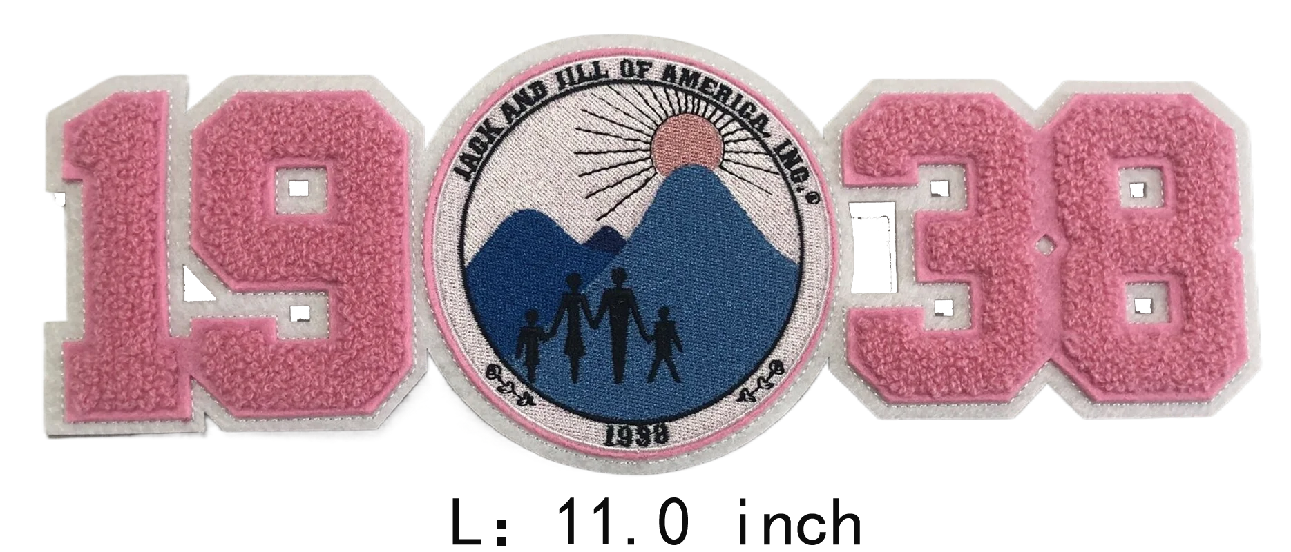 Jack and Jill Of America Embroidery Chenille Patch, Iron-On Patch,Since 1938