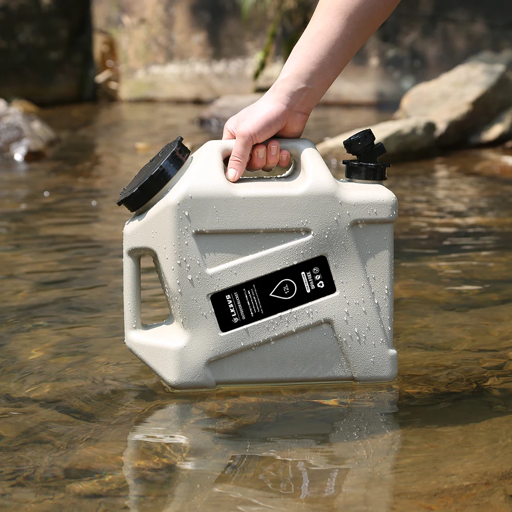 

Контейнер для хранения воды 12 л, герметичное ведро для питьевой воды, диспенсер для воды большой емкости, переносной диспенсер для воды для автомобиля, кемпинга