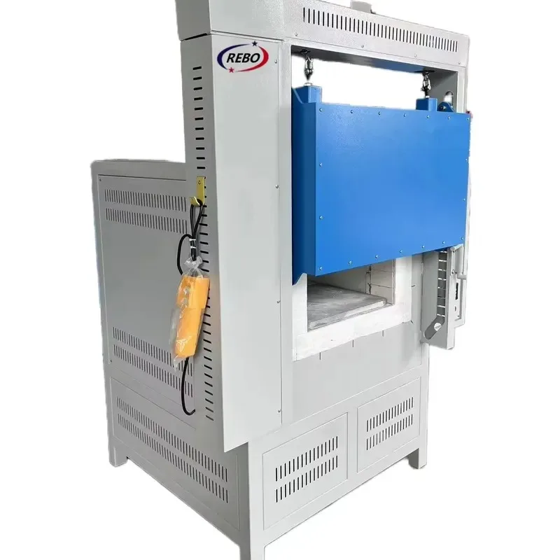 Horno de Mufla Eléctrico REBO-MF11 con Caja de Resistencia 500-1700C para Tratamiento Térmico de Cuchillos, Templado y Endurecimiento