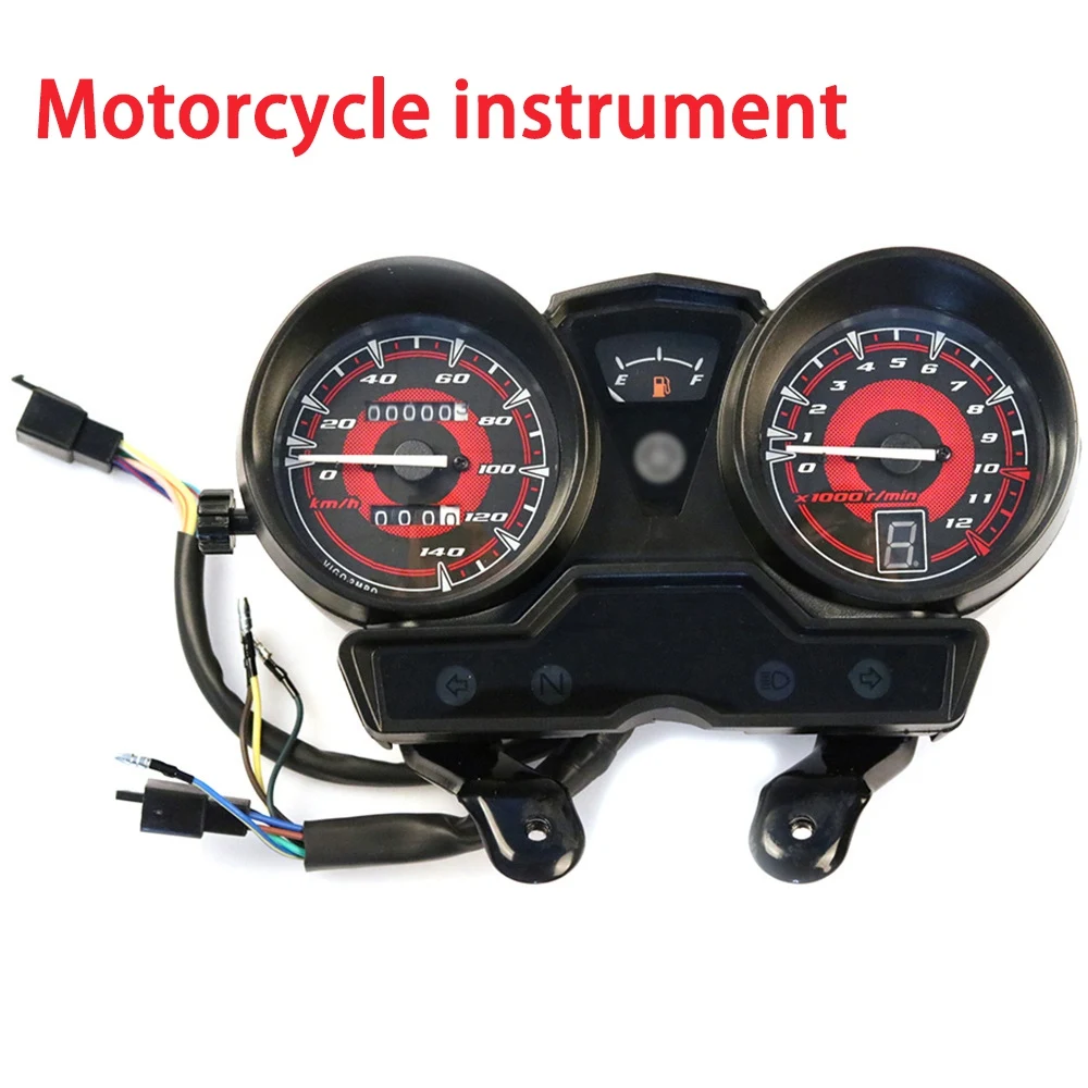 Motorcycle Tachometer for YBR125 YBR 125 JYM125 Speedometer Odometer Gauge Gear Indicator