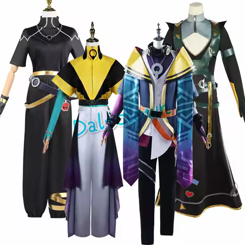 HEARTSTEEL Aphelios Cosplay Costume Game Heart Steel LOL Alune Yone Ezreal Cosplay Outfit Men Women Suit Shoes Wig Halloween
